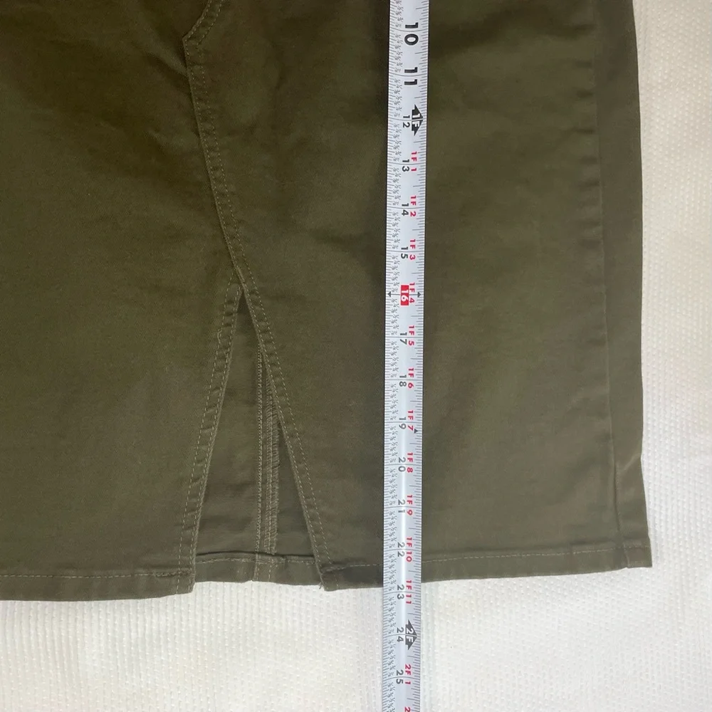 Banana Republic Olive Pencil Skirt - Picture 9 of 9